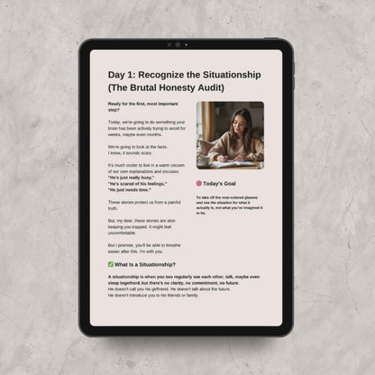 7-Day Step-by-Step Plan From Situationship to Real Love